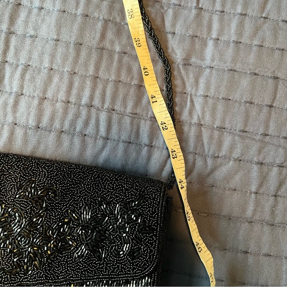 La Regale vintage black beaded evening bag - Picture 6 of 10